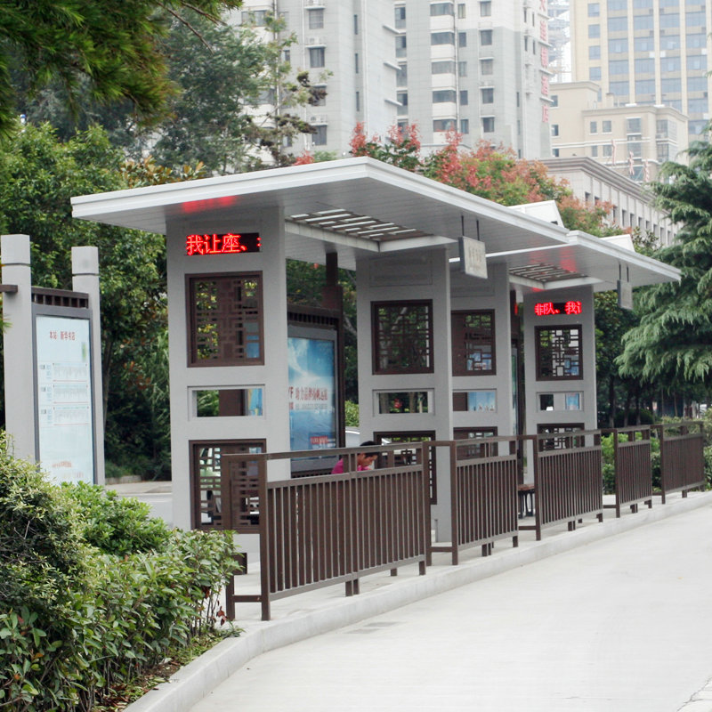 北京候车亭照片(图1)